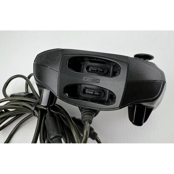 Original Wired Microsoft Xbox Controller S in Black No. X08-69873 - Picture 4 of 10